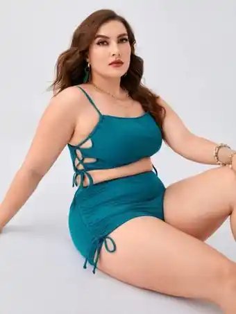 SHEIN Bañador bikini con cordón lateral con cordón oferta