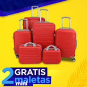 Waldos Set 4 maletas rouge + 2 maletas de mano gratis! oferta