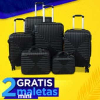 Waldos Set 4 maletas parker + 2 maletas de mano gratis! oferta