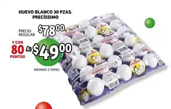 Huevo Blanco 30 pzas Precissimo