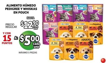 Soriana Mercado Alimento Humedo Pedigree Y Whiskas En Pouch oferta