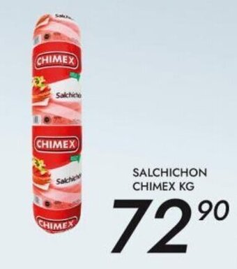 Alsuper Salchichon Chimex kg oferta