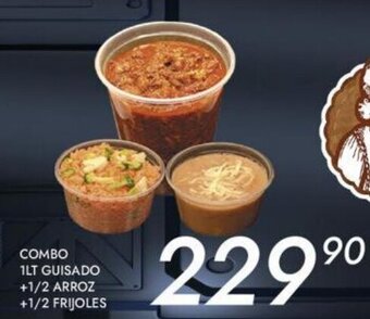 Alsuper Combo 1 lt Guisado + 1/2 Arroz + 1/2 Frijoles oferta