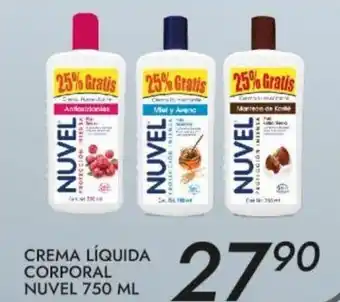 Alsuper Crema Liquida Corporal Nuevel 750 ml oferta