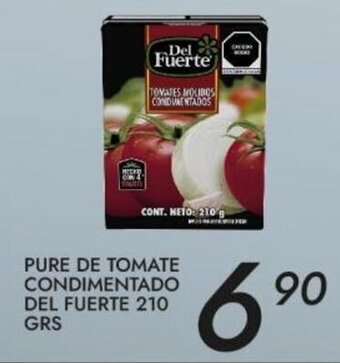 Alsuper Pure de Tomate Condimentado Del Fuerte 210 grs oferta