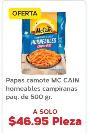Super Aki Papas camote Mc Cain horneables campiranas horneables campiranas paq de 500 gr oferta