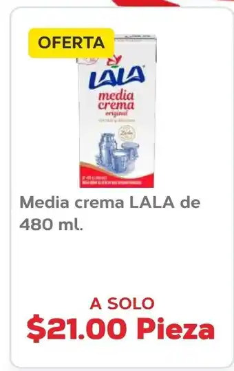 Super Aki Media crema Lala de 480 ml oferta