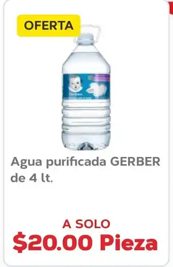 Agua Purificada GERBER de 4 lt