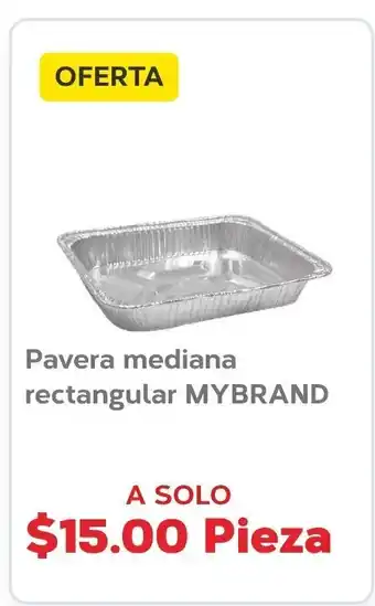 Super Aki Pavera mediana rectangular MYBRAND oferta