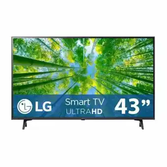 Sam's Club Pantalla lg 43 pulgadas uhd 4k ai thinq smart tv 43uq8005psb oferta