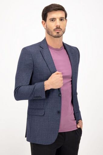 Saco sport robert's color azul marino regular fit