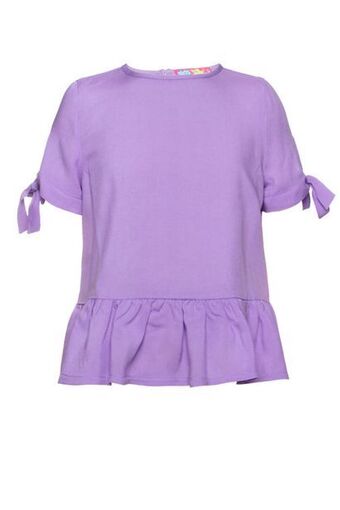 Santory Blusa manga corta y moño en mangas para niña oferta