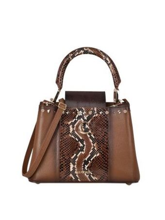 Cuadra Bolso de mano en piel genuina de pitón oferta