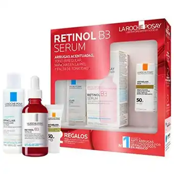 Kit retinol b3 serum | agua micelar ultra 50ml + anthelios age correct