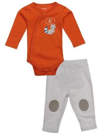 Conjunto pantalón bolo algodón para bebé