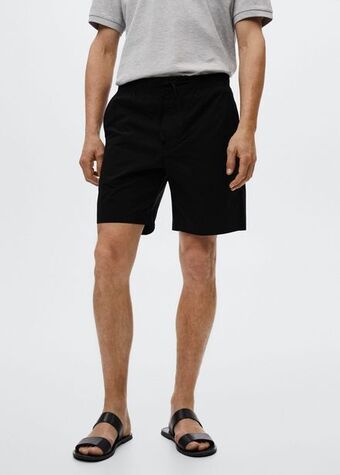 Mango Bermudas cintura elástica oferta