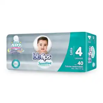 Farmacon Pañal bbtips etapa 4 40 unidades oferta