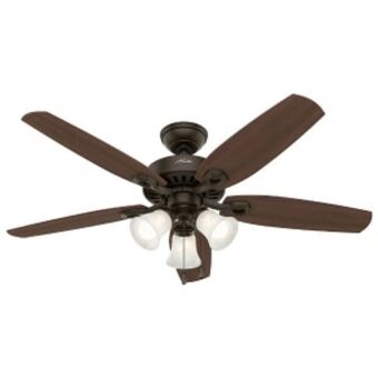Chapur Ventilador de techo builder plus con luz 52 pulgadas hunter oferta