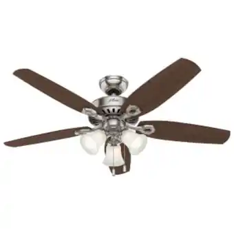 Chapur Ventilador de techo builder plus con luz 52 pulgadas hunter oferta