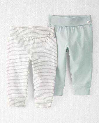 Carter's Paquete de 2 pantalones grow-with-me orgánicos carter's little planet oferta