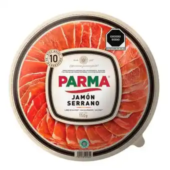 Soriana Súper Jamón serrano parma 150 gr oferta
