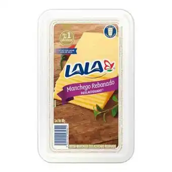 Soriana Súper Queso lala manchego deslactosado rebanado 400 g oferta