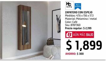 Zapatero con espejo
