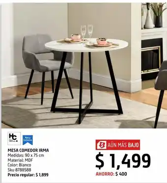 Sodimac Homecenter Mesa comedor irma oferta