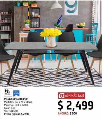 Sodimac Homecenter Mesa comedor pepi oferta