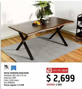 Sodimac Homecenter Mesa comedor doucoure oferta
