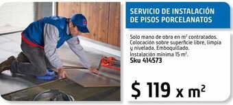 Servicio de instalación de pisos porcelanatos