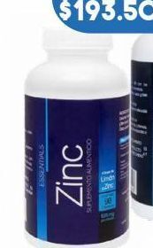 Farmacia San Pablo Essentials zinc 525mg 90 cápsulas. oferta
