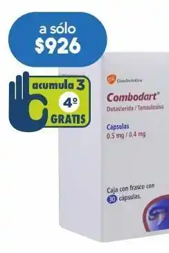 Farmacia San Pablo Combodart 0.5/0.4mg 30 cápsulas oferta