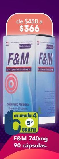 F&m 740mg 90 cápsulas