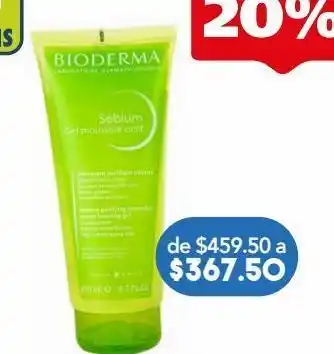 Farmacia San Pablo Bioderma sébium gel moussant actif 200ml. oferta