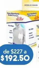 Farmacia San Pablo Le roy gasa ester prem 10cmx10cm c/100pz oferta