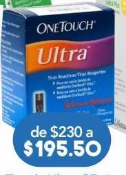 Farmacia San Pablo One touch ultra tiras caj c/25pz oferta