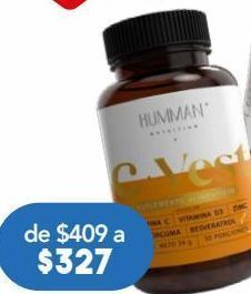 Farmacia San Pablo Humman c-vest vit c d3 zinc curc c/30cap oferta