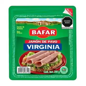Jamón bafar virginia 250 gr