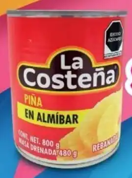 Piña La Costeña en Almíbar 800g