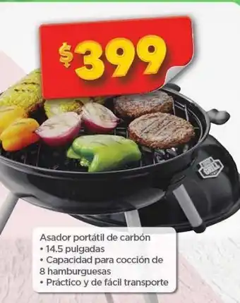 Bodega Aurrerá Asador portatil de carbon oferta