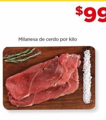 Bodega Aurrerá Milanesa de cerdo por kilo oferta
