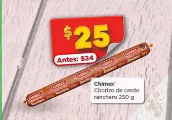 Bodega Aurrerá Chorizo chimex oferta