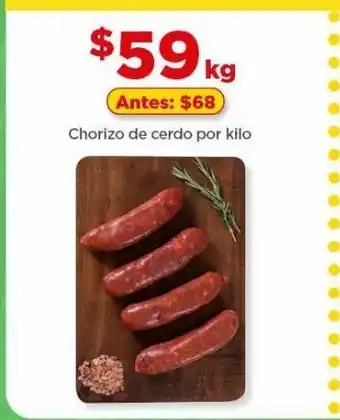 Chorizo de cerdo por kilo