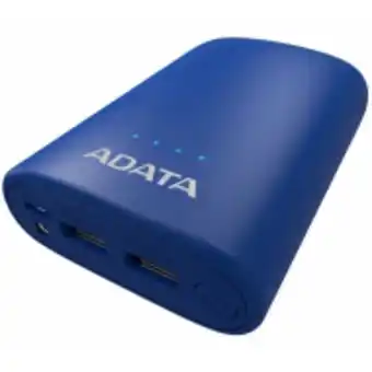 Fandeal Power bank 10050mah adata cargador bateria portatil led azul oferta