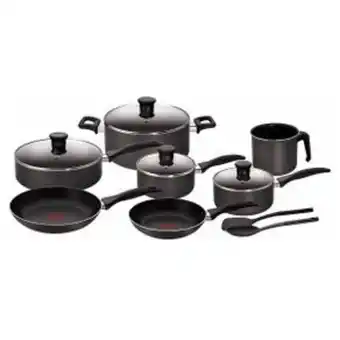 El Bodegón Batería de cocina tefal negro 13 piezas a730sa74 oferta