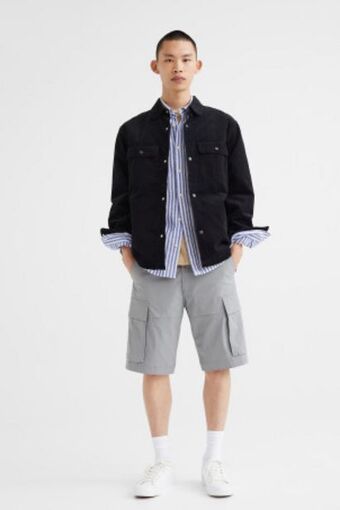 Shorts cargo de algodón