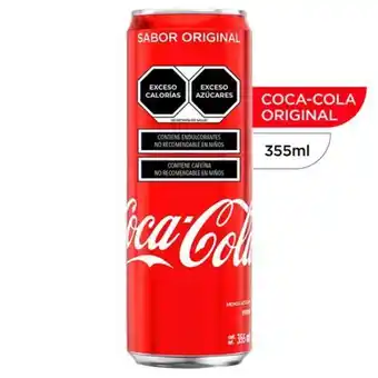 Refresco coca cola 355 ml lean can