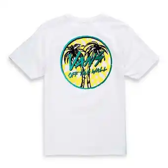 Vans Playeras sketched palms ss white cwht oferta