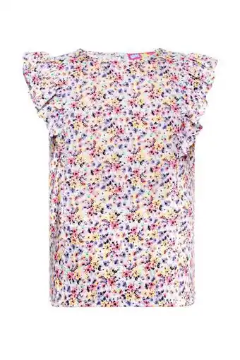 Santory Blusa con olanes en manga para niña oferta